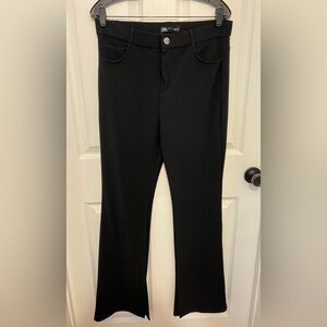 ZARA Women’s Black Stretch Flare Leg Pants Size XXL